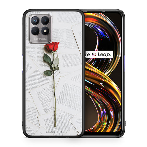 Red Rose - Realme 8i θήκη