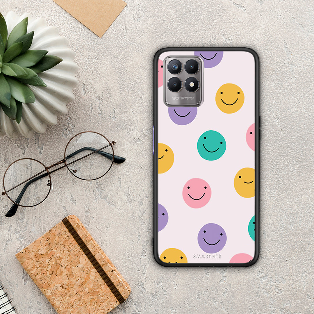Smiley Faces - Realme 8i θήκη