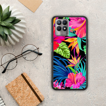 Tropical Flowers - Realme 8i θήκη
