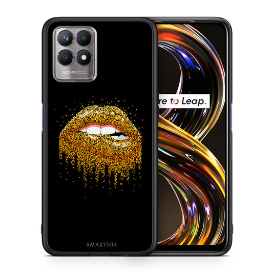 Valentine Golden - Realme 8i θήκη