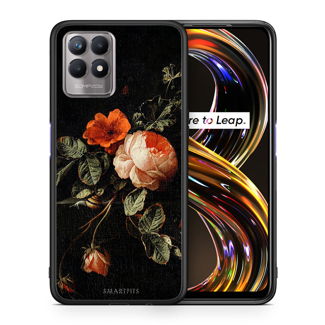 Vintage Roses - Realme 8i θήκη