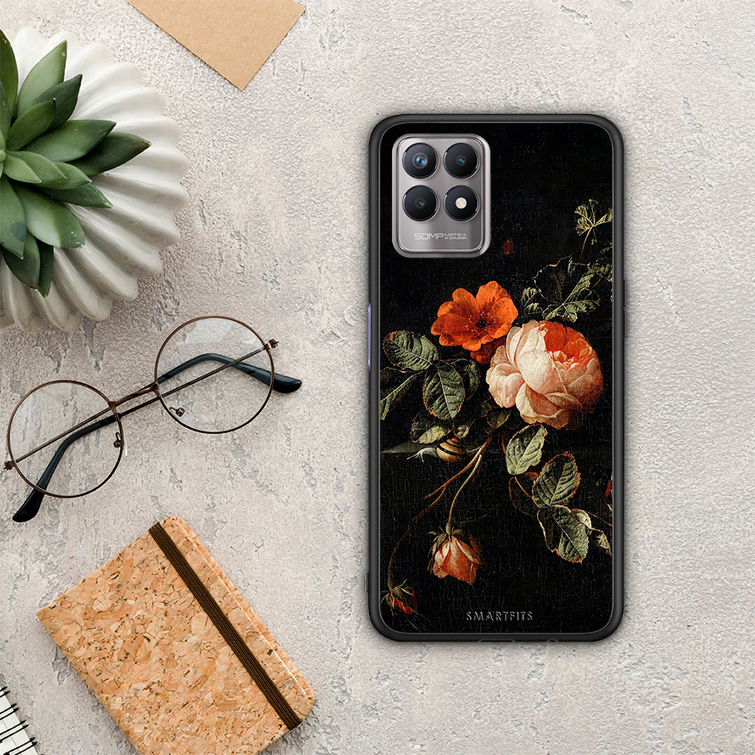Vintage Roses - Realme 8i θήκη