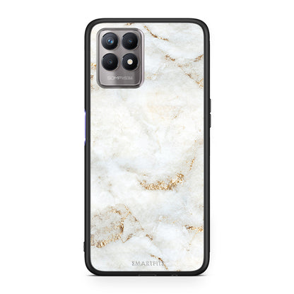 White Gold Marble - Realme 8i θήκη