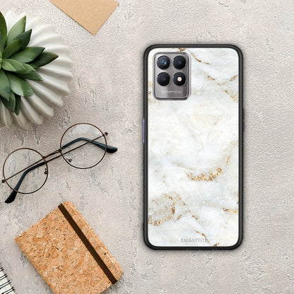 White Gold Marble - Realme 8i θήκη