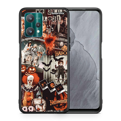 Θήκη Realme 9 Pro Halloween Spooky Season από τη Smartfits με σχέδιο στο πίσω μέρος και μαύρο περίβλημα | Realme 9 Pro Halloween Spooky Season case with colorful back and black bezels