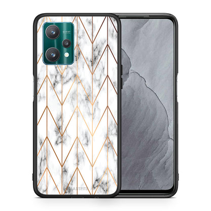 Marble Gold Geometric - Realme 9 Pro θήκη