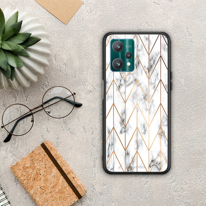 Marble Gold Geometric - Realme 9 Pro θήκη