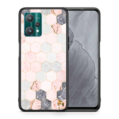 Marble Hexagon Pink - Realme 9 Pro θήκη