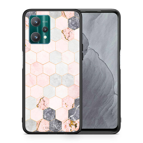 Marble Hexagon Pink - Realme 9 Pro θήκη