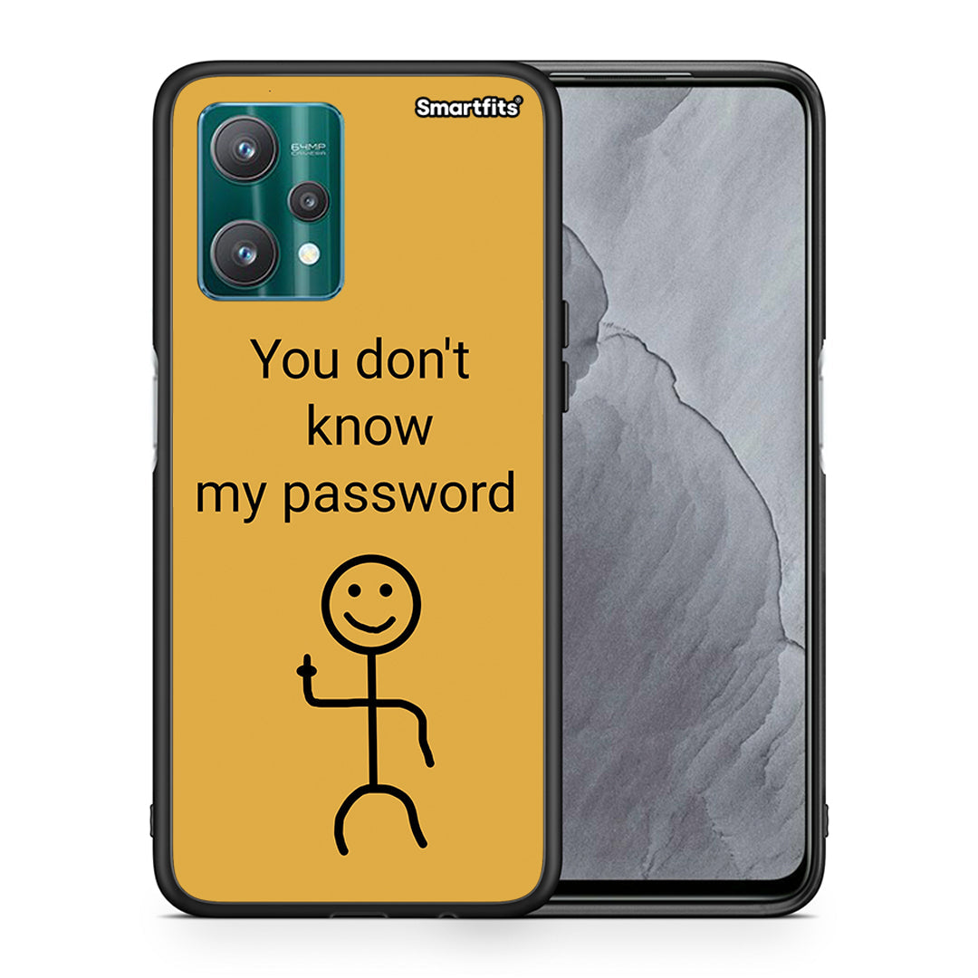 Θήκη Realme 9 Pro My Password από τη Smartfits με σχέδιο στο πίσω μέρος και μαύρο περίβλημα | Realme 9 Pro My Password case with colorful back and black bezels