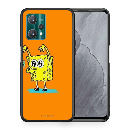 Θήκη Αγίου Βαλεντίνου Realme 9 Pro No Money 2 από τη Smartfits με σχέδιο στο πίσω μέρος και μαύρο περίβλημα | Realme 9 Pro No Money 2 case with colorful back and black bezels