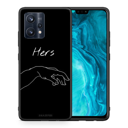 Θήκη Αγίου Βαλεντίνου Realme 9 Pro Aeshetic Love 1 από τη Smartfits με σχέδιο στο πίσω μέρος και μαύρο περίβλημα | Realme 9 Pro Aeshetic Love 1 case with colorful back and black bezels
