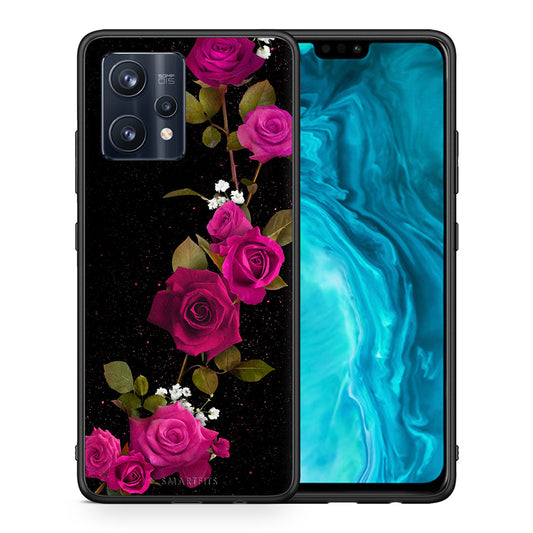 Flower Red Roses - Realme 9 / 9 Pro+ 5G θήκη