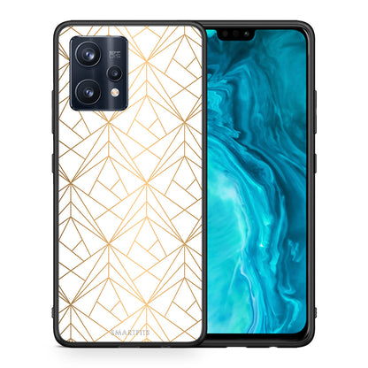 Geometric Luxury White - Realme 9 / 9 Pro+ 5G θήκη