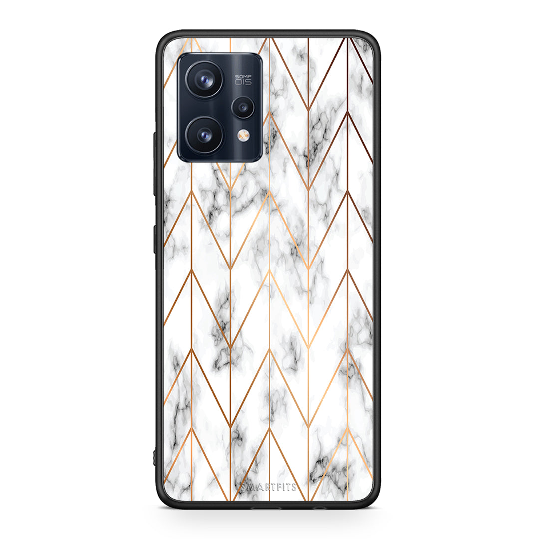 Marble Gold Geometric - Realme 9 / 9 Pro+ 5G θήκη