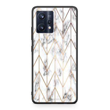 Marble Gold Geometric - Realme 9 / 9 Pro+ 5G θήκη