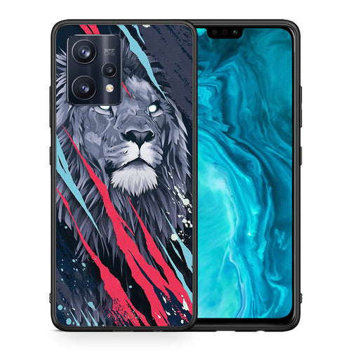 PopArt Lion Designer - Realme 9 / 9 Pro+ 5G θήκη