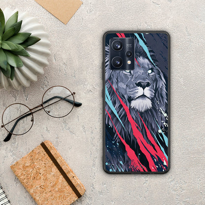PopArt Lion Designer - Realme 9 / 9 Pro+ 5G θήκη