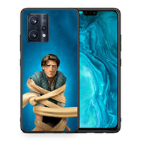 Thumbnail for Θήκη Αγίου Βαλεντίνου Realme 9 Pro Tangled 1 από τη Smartfits με σχέδιο στο πίσω μέρος και μαύρο περίβλημα | Realme 9 Pro Tangled 1 case with colorful back and black bezels