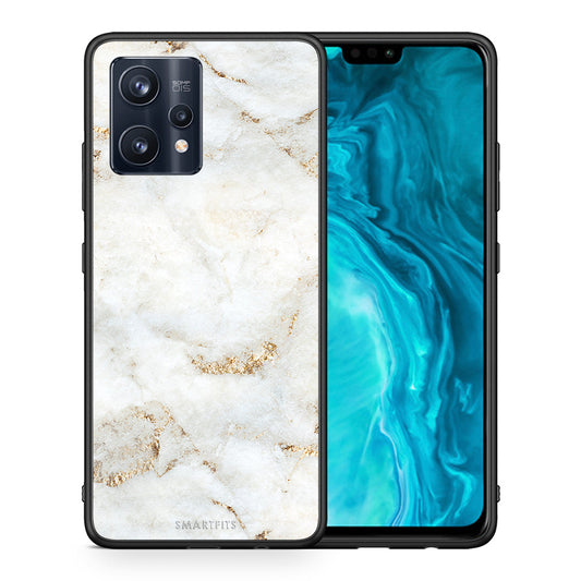White Gold Marble - Realme 9 / 9 Pro+ 5G θήκη