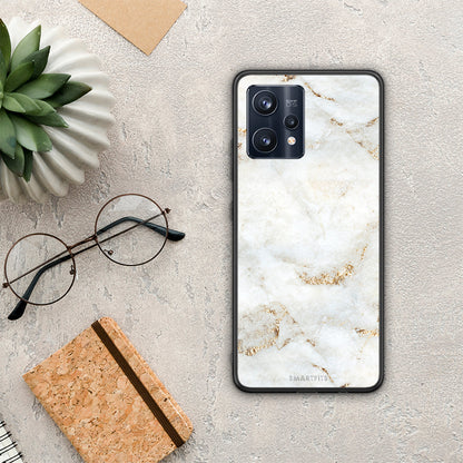 White Gold Marble - Realme 9 / 9 Pro+ 5G θήκη