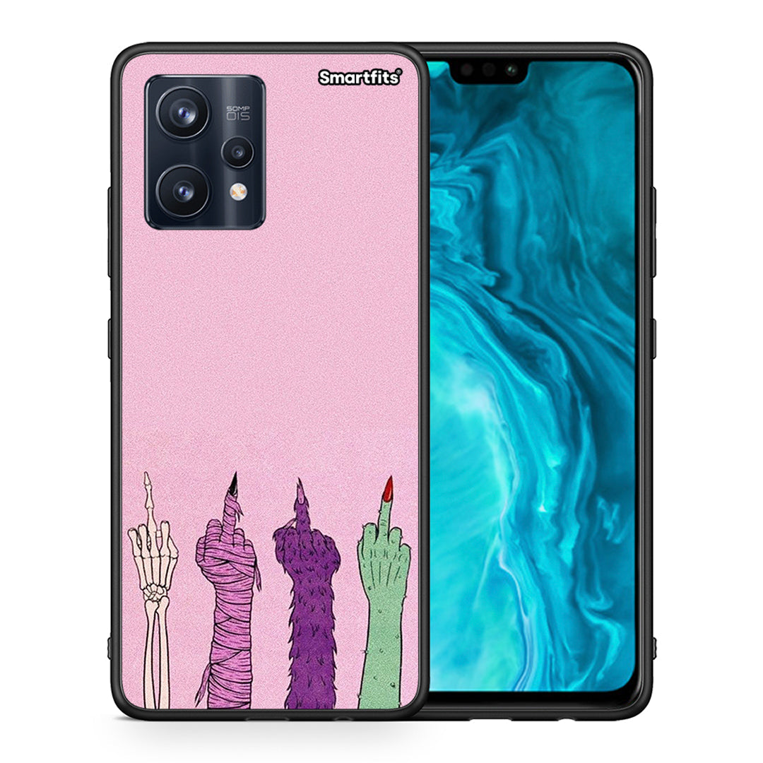 Θήκη Realme 9 Pro Halloween Be A Lady από τη Smartfits με σχέδιο στο πίσω μέρος και μαύρο περίβλημα | Realme 9 Pro Halloween Be A Lady case with colorful back and black bezels