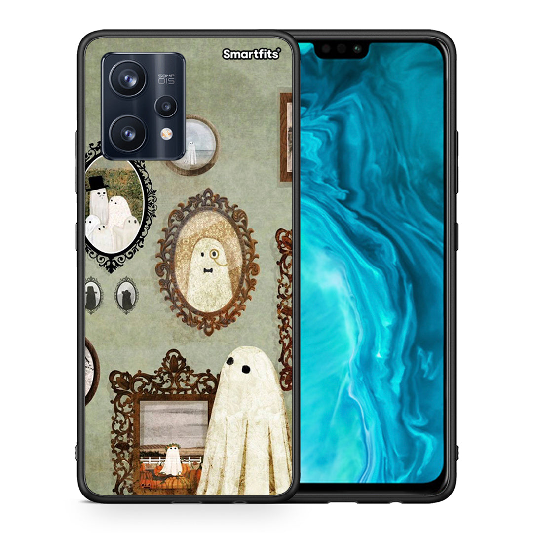 Θήκη Realme 9 Pro Halloween Ghost Season από τη Smartfits με σχέδιο στο πίσω μέρος και μαύρο περίβλημα | Realme 9 Pro Halloween Ghost Season case with colorful back and black bezels
