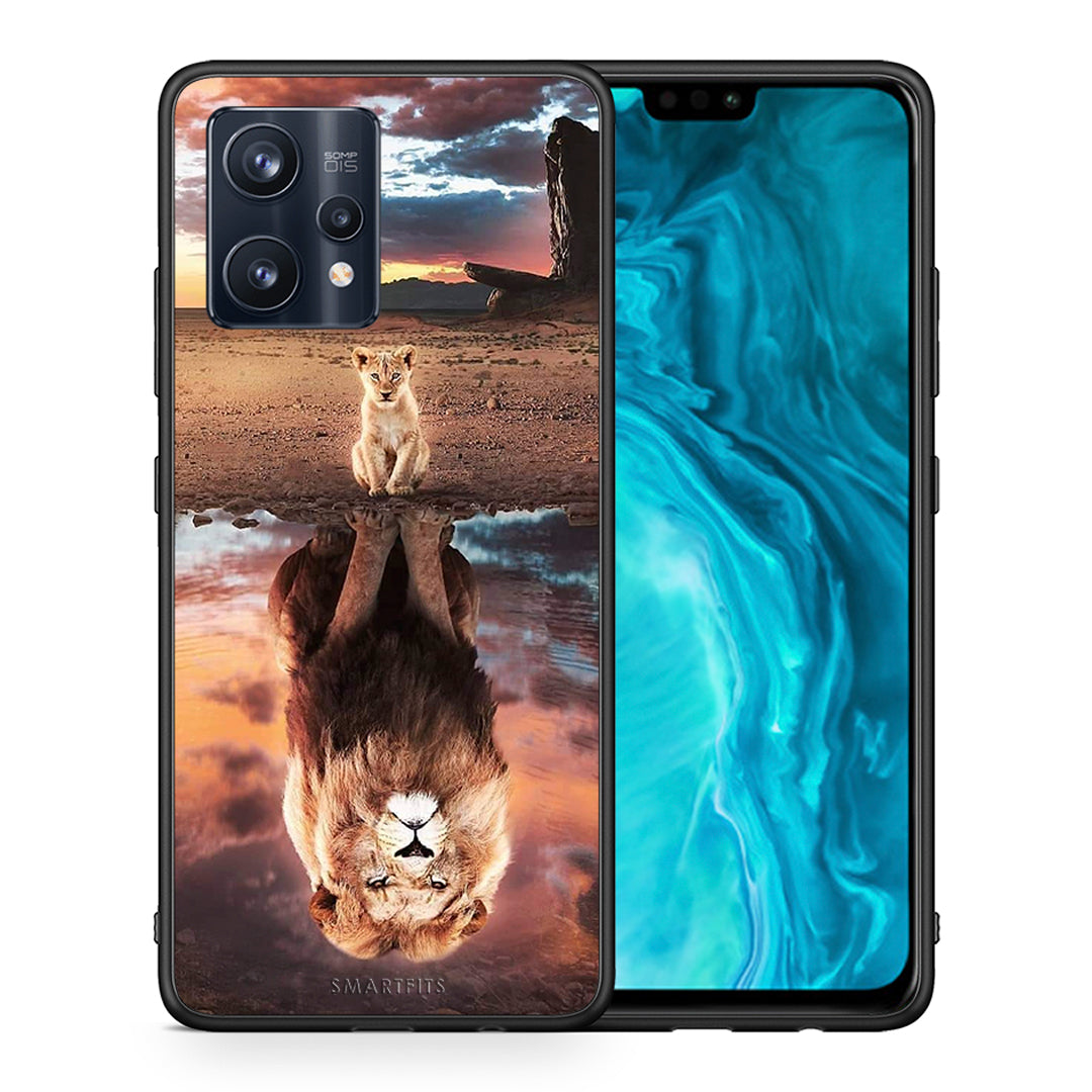 Θήκη Αγίου Βαλεντίνου Realme 9 Pro Sunset Dreams από τη Smartfits με σχέδιο στο πίσω μέρος και μαύρο περίβλημα | Realme 9 Pro Sunset Dreams case with colorful back and black bezels