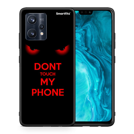 Θήκη Realme 9 Pro Touch My Phone από τη Smartfits με σχέδιο στο πίσω μέρος και μαύρο περίβλημα | Realme 9 Pro Touch My Phone case with colorful back and black bezels