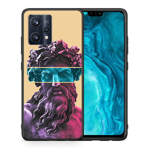 Θήκη Αγίου Βαλεντίνου Realme 9 Pro Zeus Art από τη Smartfits με σχέδιο στο πίσω μέρος και μαύρο περίβλημα | Realme 9 Pro Zeus Art case with colorful back and black bezels