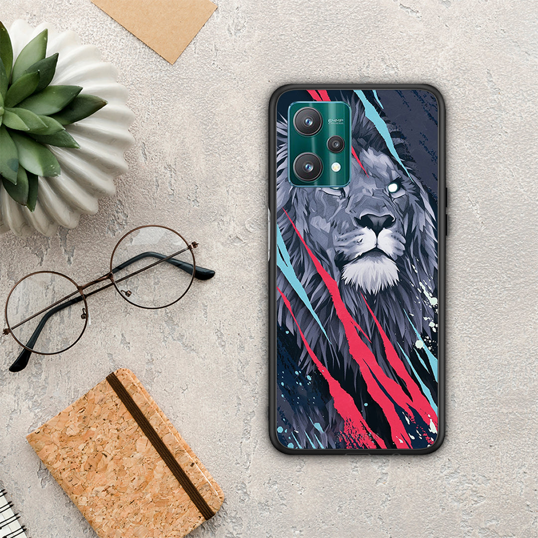PopArt Lion Designer - Realme 9 Pro θήκη