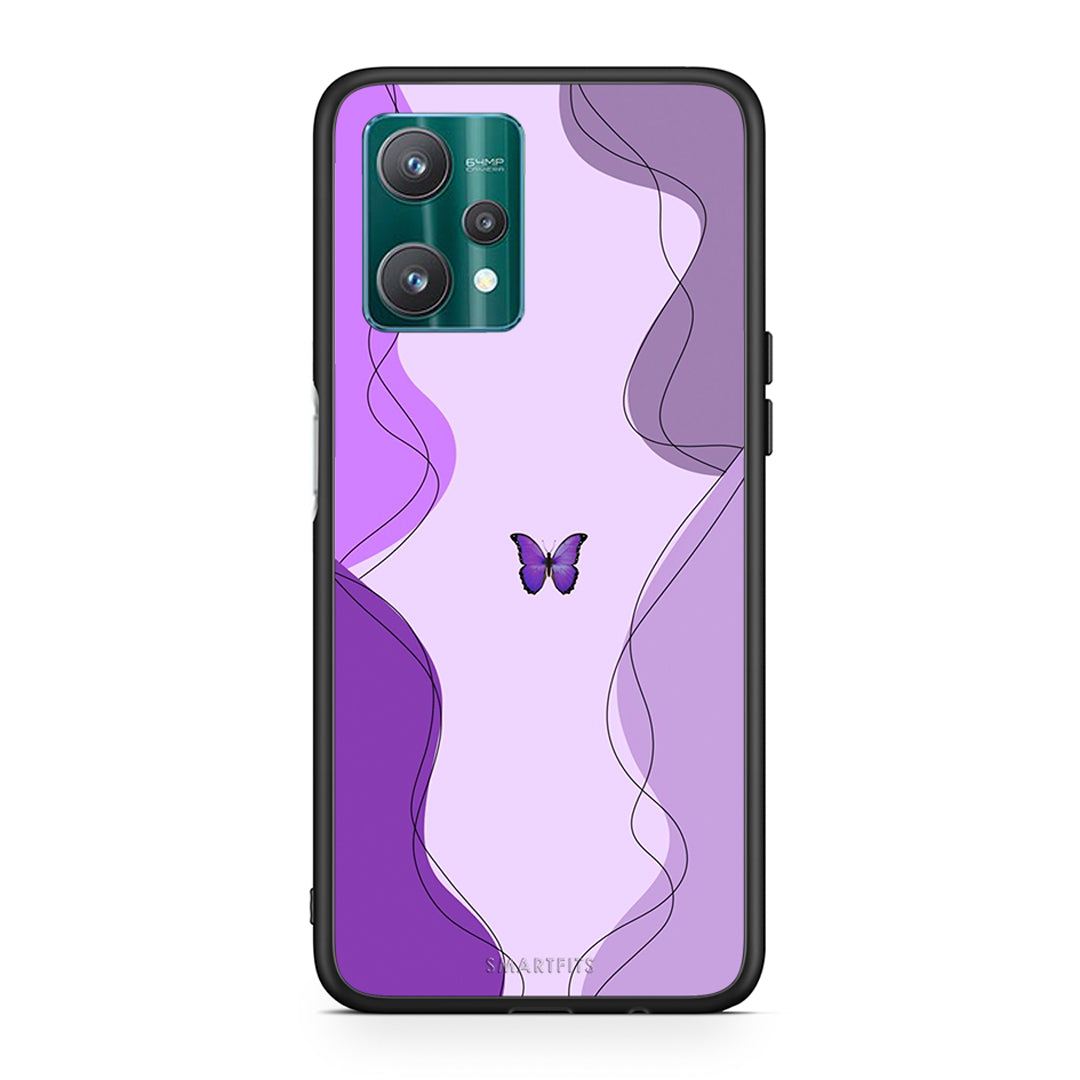 Purple Mariposa - Realme 9 Pro θήκη