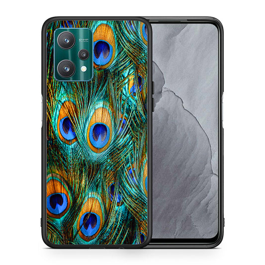 Real Peacock Feathers - Realme 9 Pro θήκη