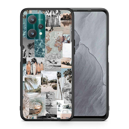 Θήκη Realme 9 Pro Retro Beach Life από τη Smartfits με σχέδιο στο πίσω μέρος και μαύρο περίβλημα | Realme 9 Pro Retro Beach Life case with colorful back and black bezels