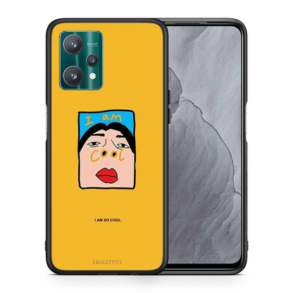 Θήκη Αγίου Βαλεντίνου Realme 9 Pro So Cool από τη Smartfits με σχέδιο στο πίσω μέρος και μαύρο περίβλημα | Realme 9 Pro So Cool case with colorful back and black bezels