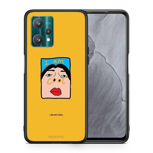 Θήκη Αγίου Βαλεντίνου Realme 9 Pro So Cool από τη Smartfits με σχέδιο στο πίσω μέρος και μαύρο περίβλημα | Realme 9 Pro So Cool case with colorful back and black bezels