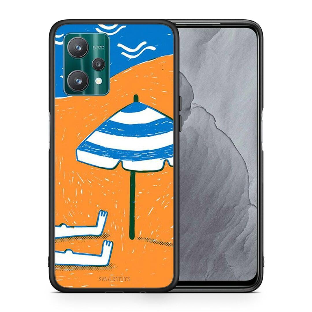 Θήκη Realme 9 Pro Summering από τη Smartfits με σχέδιο στο πίσω μέρος και μαύρο περίβλημα | Realme 9 Pro Summering case with colorful back and black bezels