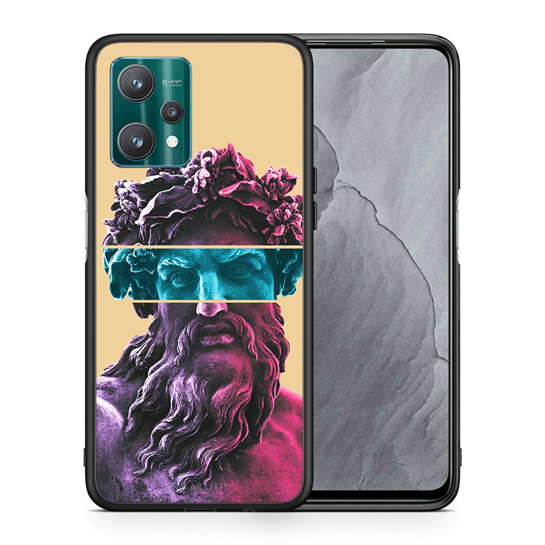 Θήκη Αγίου Βαλεντίνου Realme 9 Pro Zeus Art από τη Smartfits με σχέδιο στο πίσω μέρος και μαύρο περίβλημα | Realme 9 Pro Zeus Art case with colorful back and black bezels