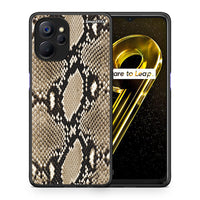 Thumbnail for Θήκη Realme 9i 5G Fashion Snake Animal από τη Smartfits με σχέδιο στο πίσω μέρος και μαύρο περίβλημα | Realme 9i 5G Fashion Snake Animal case with colorful back and black bezels