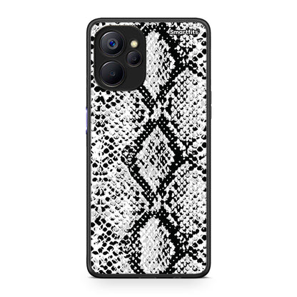 24 - Realme 9i 5G White Snake Animal case, cover, bumper