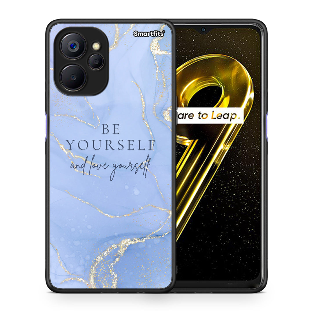 Θήκη Realme 9i 5G Be Yourself από τη Smartfits με σχέδιο στο πίσω μέρος και μαύρο περίβλημα | Realme 9i 5G Be Yourself case with colorful back and black bezels