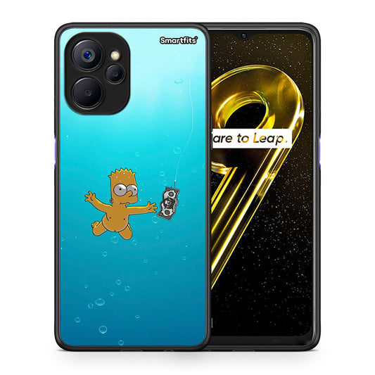 Θήκη Realme 9i 5G Chasing Money από τη Smartfits με σχέδιο στο πίσω μέρος και μαύρο περίβλημα | Realme 9i 5G Chasing Money case with colorful back and black bezels