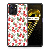 Thumbnail for Θήκη Realme 9i 5G Cherry Summer από τη Smartfits με σχέδιο στο πίσω μέρος και μαύρο περίβλημα | Realme 9i 5G Cherry Summer case with colorful back and black bezels