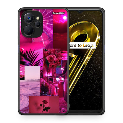 Collage Red Roses - Realme 9i 5G θήκη