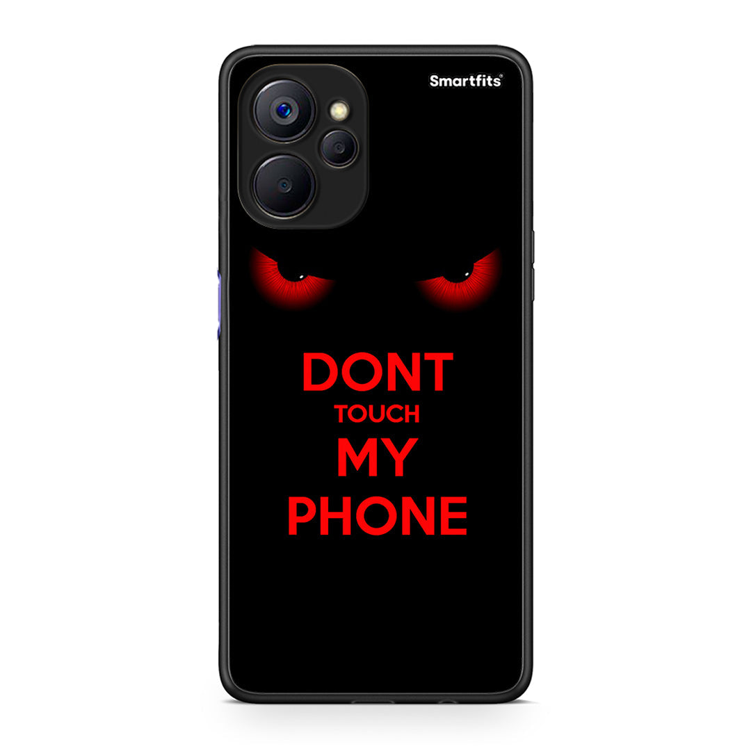 Realme 9i 5G Touch My Phone Θήκη από τη Smartfits με σχέδιο στο πίσω μέρος και μαύρο περίβλημα | Smartphone case with colorful back and black bezels by Smartfits