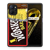 Thumbnail for Θήκη Realme 9i 5G Golden Ticket από τη Smartfits με σχέδιο στο πίσω μέρος και μαύρο περίβλημα | Realme 9i 5G Golden Ticket case with colorful back and black bezels
