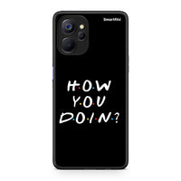Thumbnail for Realme 9i 5G How You Doin θήκη από τη Smartfits με σχέδιο στο πίσω μέρος και μαύρο περίβλημα | Smartphone case with colorful back and black bezels by Smartfits