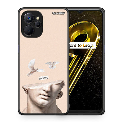 Θήκη Realme 9i 5G In Love από τη Smartfits με σχέδιο στο πίσω μέρος και μαύρο περίβλημα | Realme 9i 5G In Love case with colorful back and black bezels
