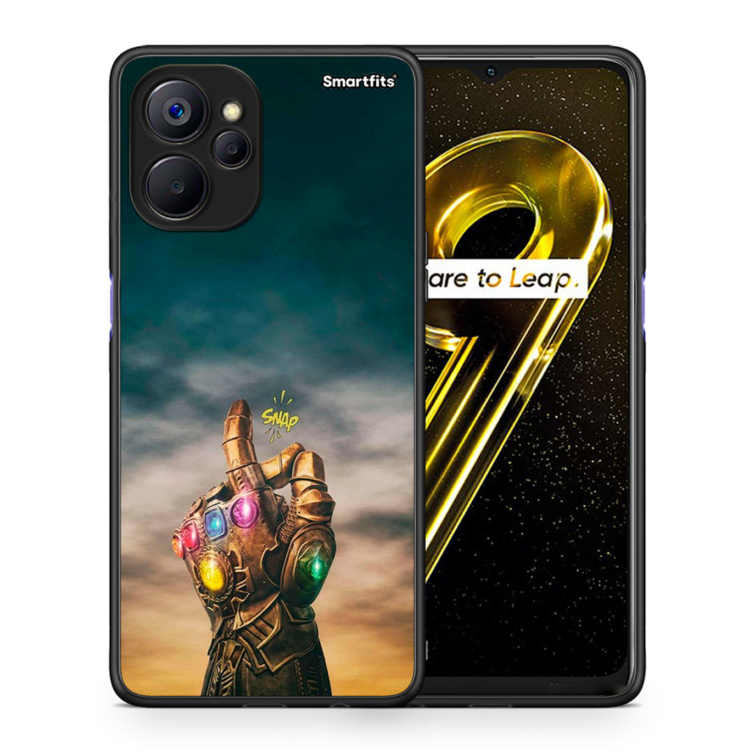 Θήκη Realme 9i 5G Infinity Snap από τη Smartfits με σχέδιο στο πίσω μέρος και μαύρο περίβλημα | Realme 9i 5G Infinity Snap case with colorful back and black bezels