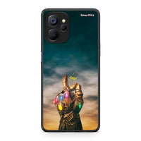 Thumbnail for Realme 9i 5G Infinity Snap θήκη από τη Smartfits με σχέδιο στο πίσω μέρος και μαύρο περίβλημα | Smartphone case with colorful back and black bezels by Smartfits